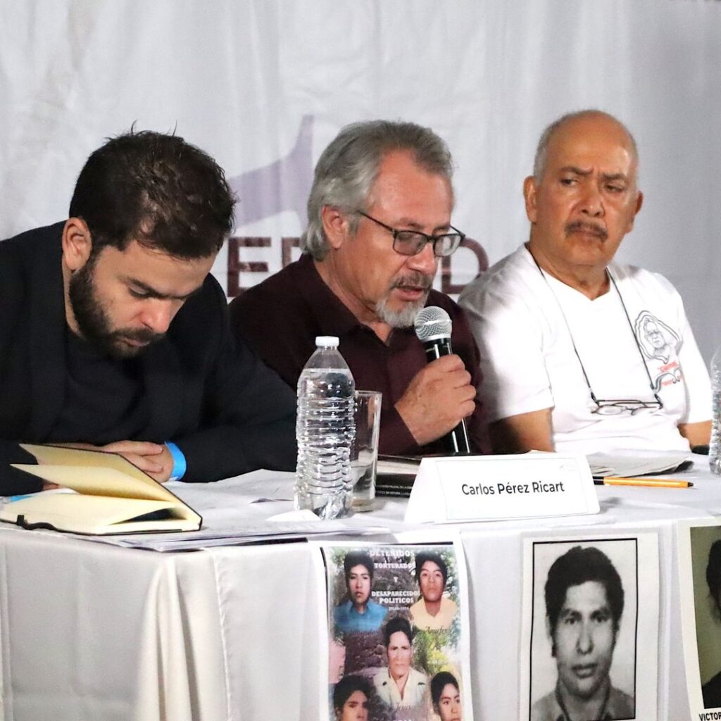 Juan Bautista Andalón, hermano de Guillermo Bautista Andalón y sobrino de Alfonso Guzmán, detenidos y desaparecidos de manera forzada en 1977, en Jalisco.